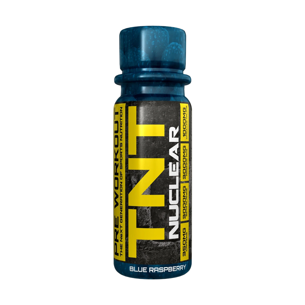 TNT Blue Raspberry Nuclear Shots 12 pack