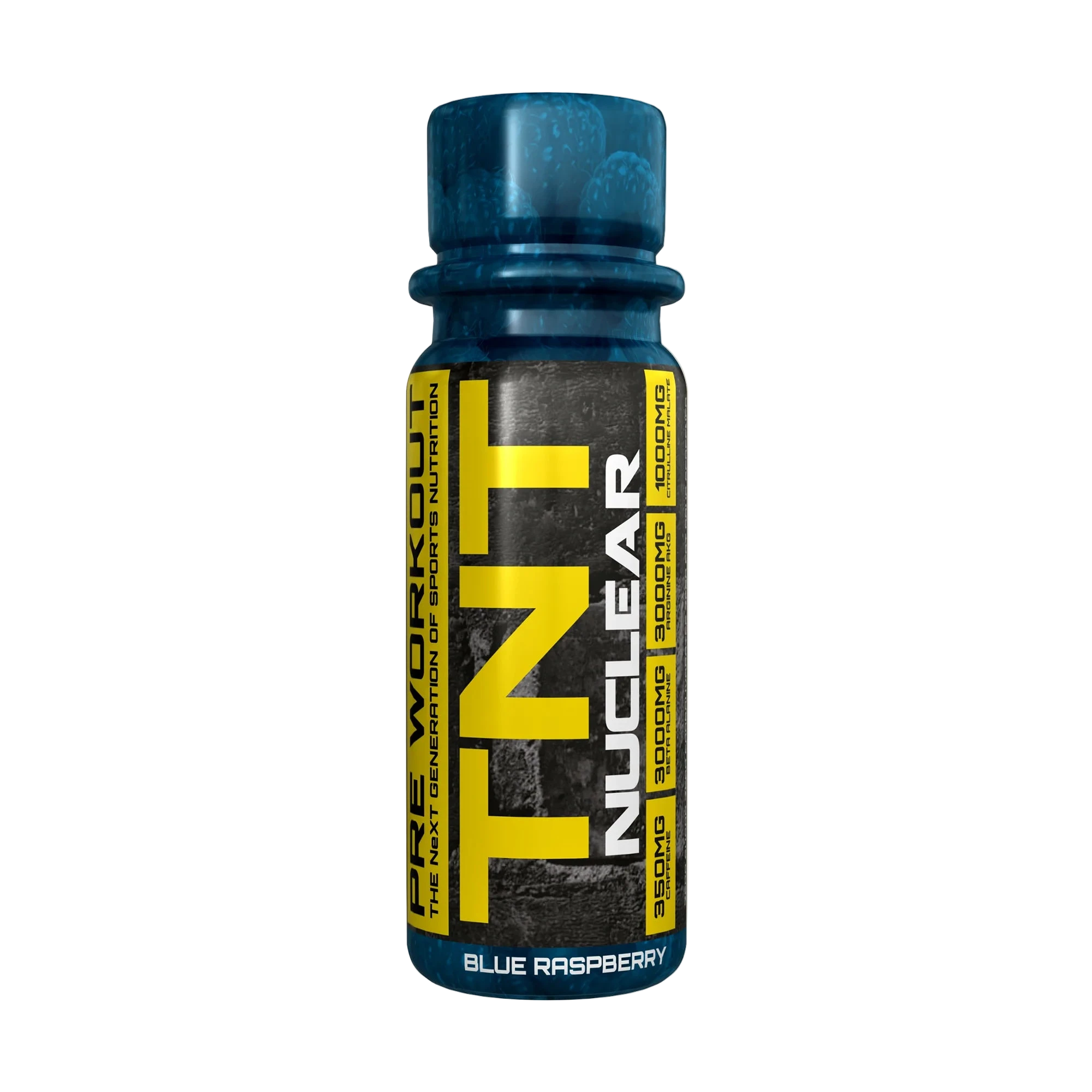 TNT Blue Raspberry Nuclear Shots 12 pack