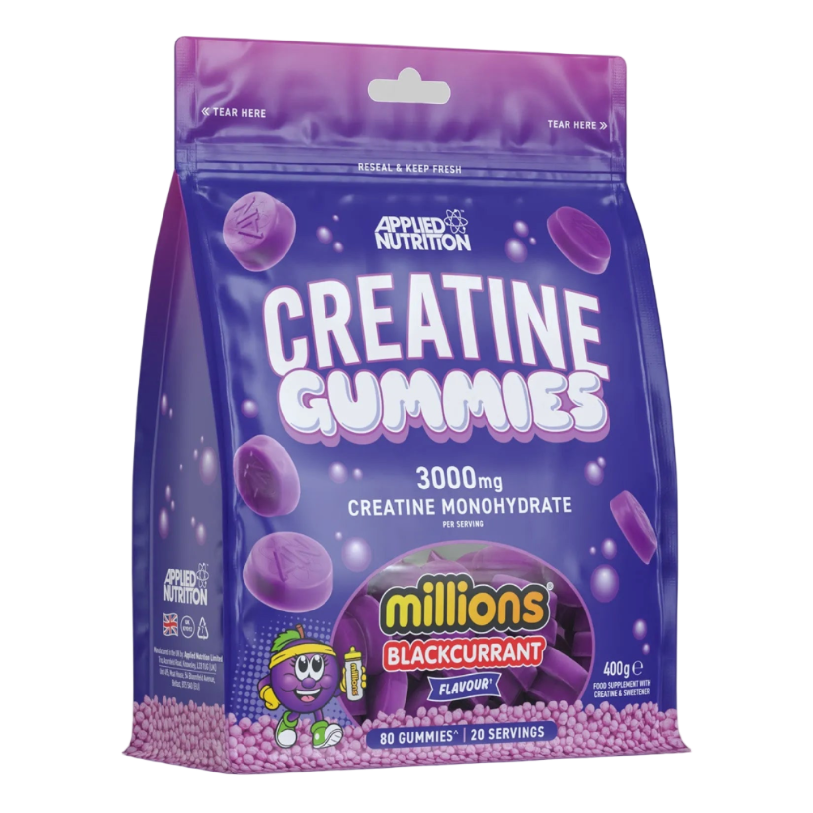 Applied Nutrition Millions Blackcurrant Creatine Gummies