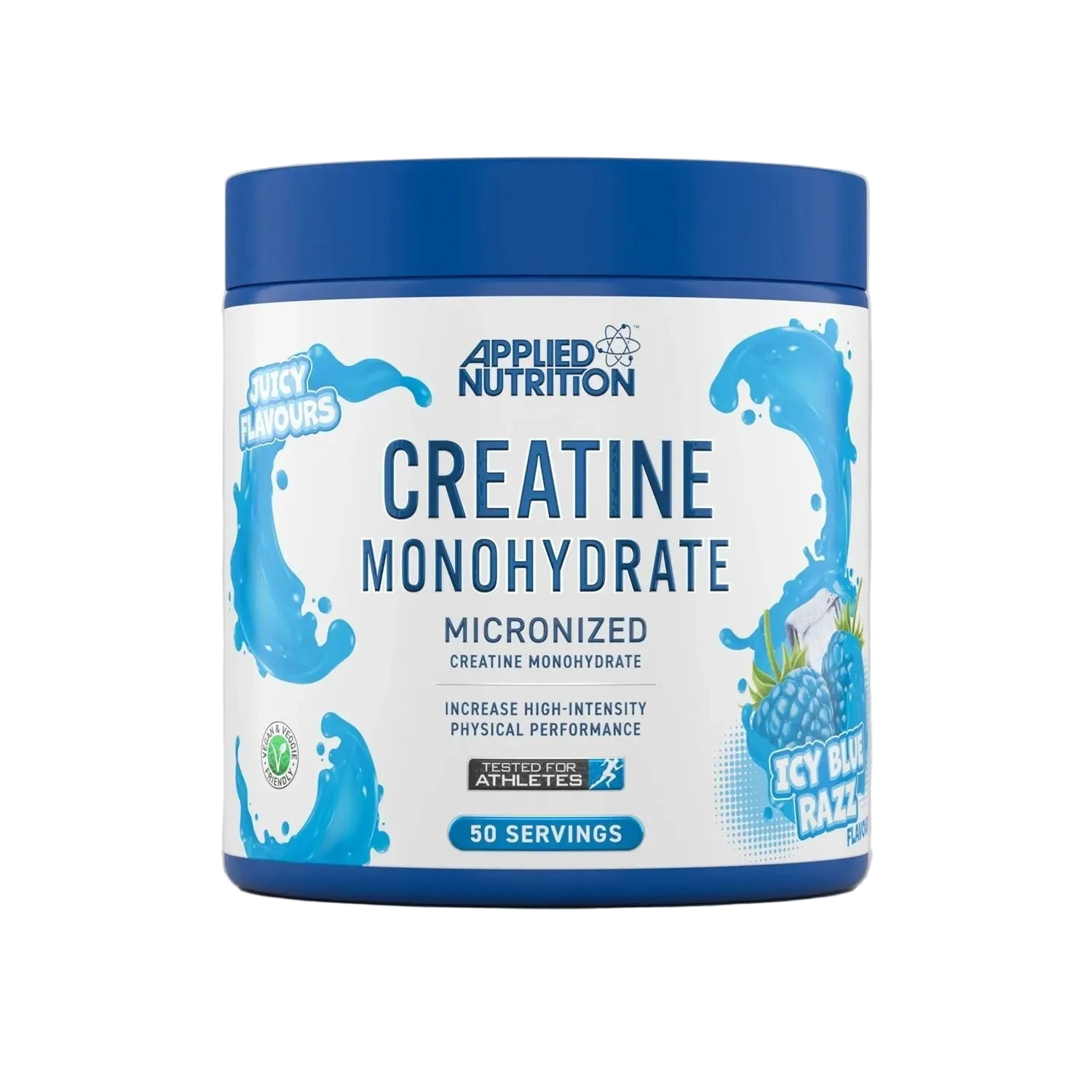 Applied Nutrition Icy Blue Razz Flavoured Creatine Monohydrate 250g