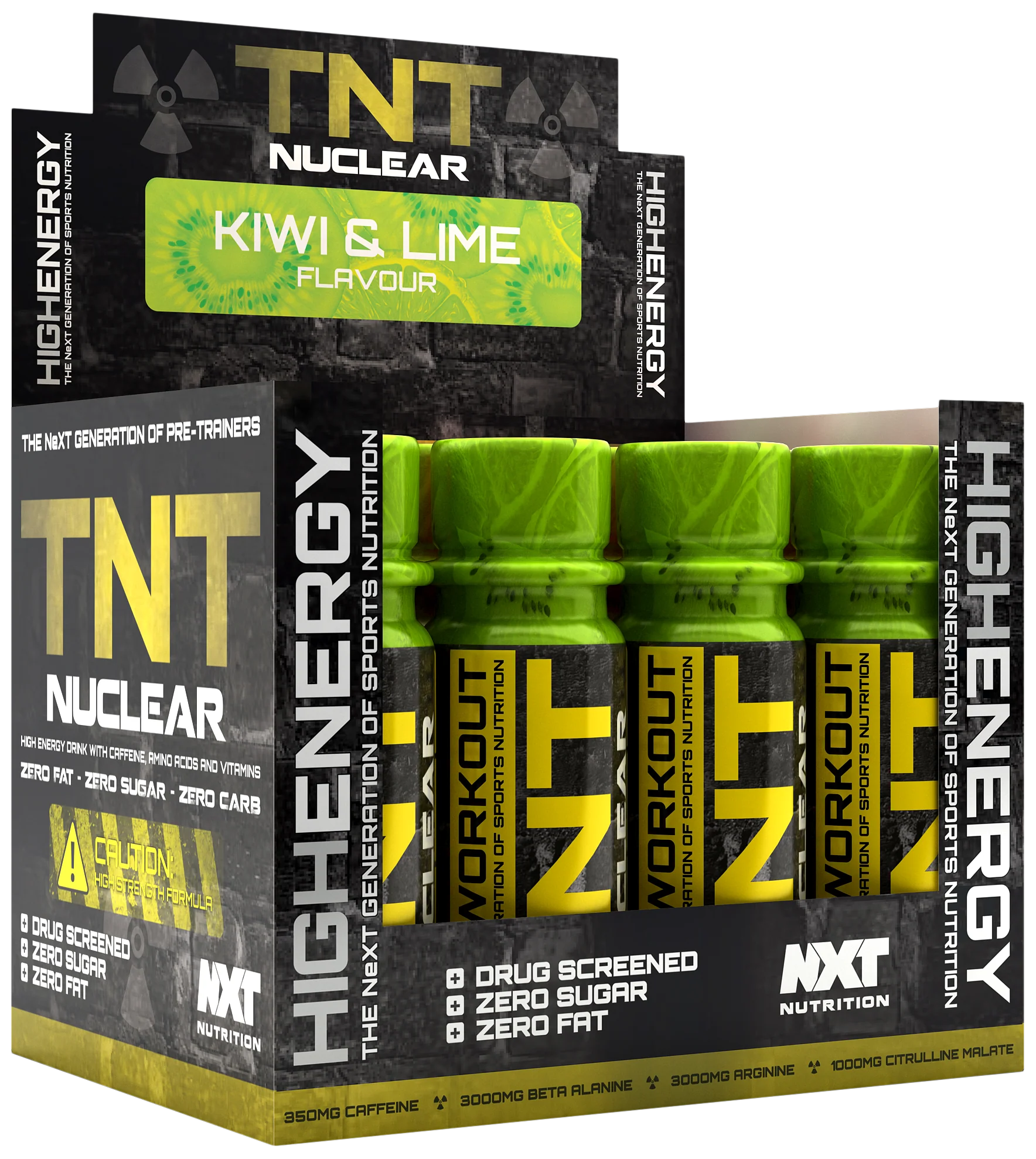 TNT Kiwi & Lime Nuclear Shots 12 pack