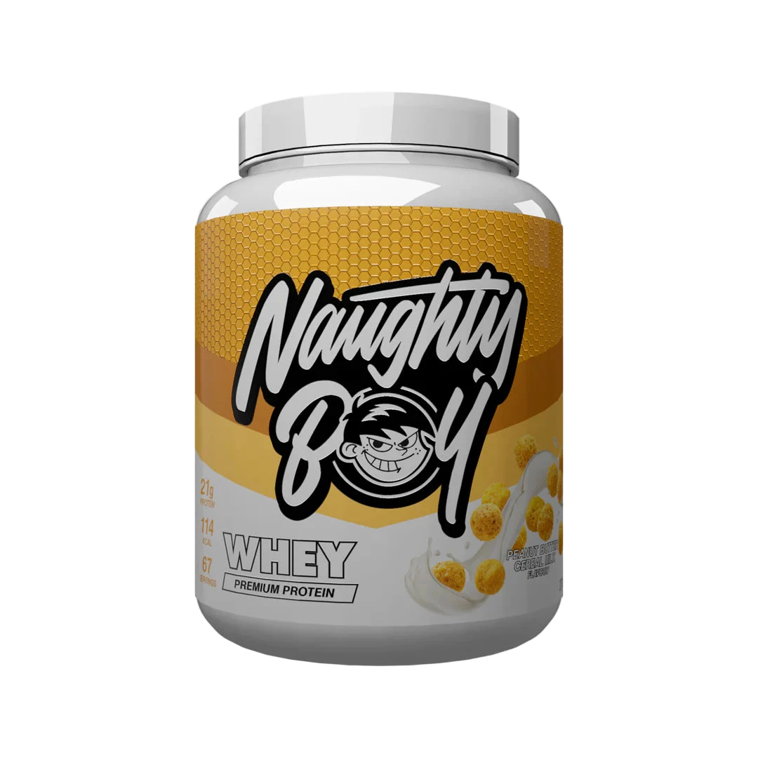 Naughty Boy Peanut Butter Cereal Milk Whey Protein