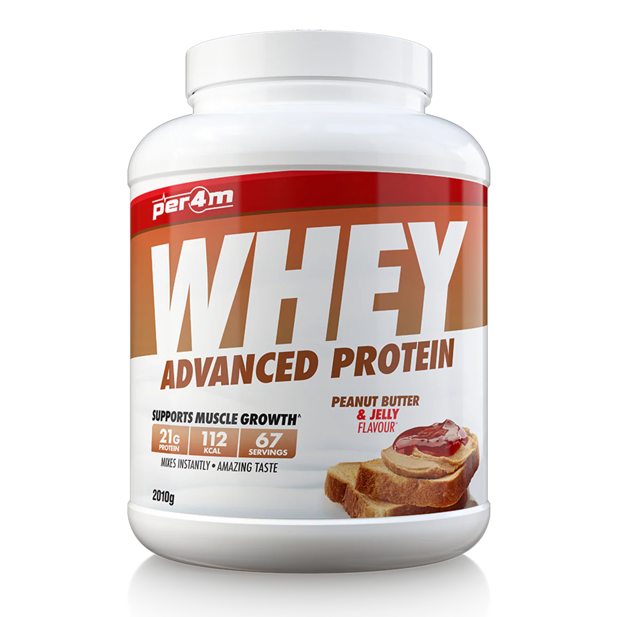 Per4m Peanut Butter & Jelly Whey Protein Powder