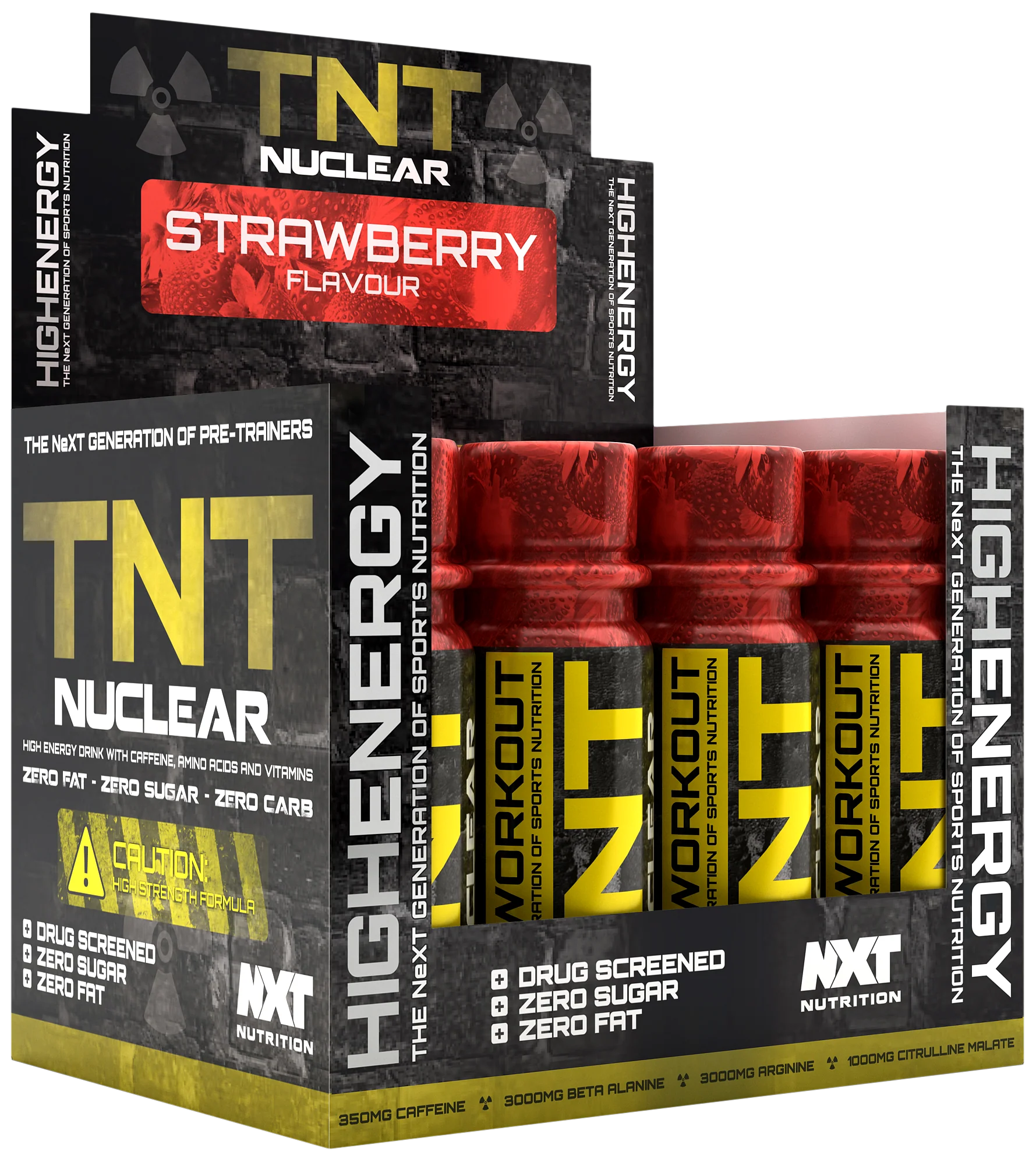TNT Strawberry Nuclear Shots 12 pack