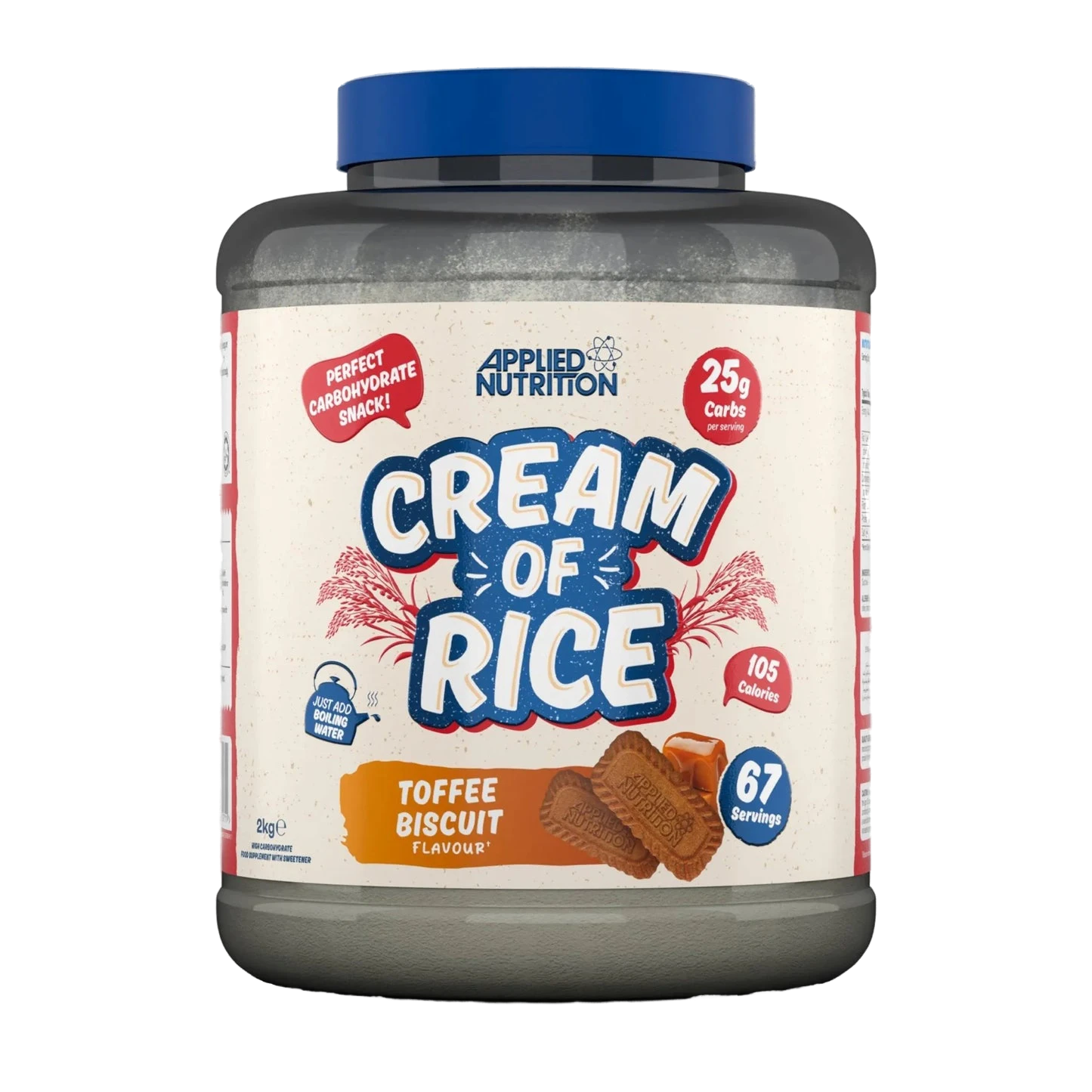 Applied Nutrition Toffee Biscuit Cream of Rice 2kg